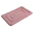 thumbnail image 1 of Wosthever Alfombrilla antideslizante de fácil limpieza con fuerte absorción de agua para baño rápido y fuerte absorción rosa 40x60CM Type3 NO3, 1 of 6