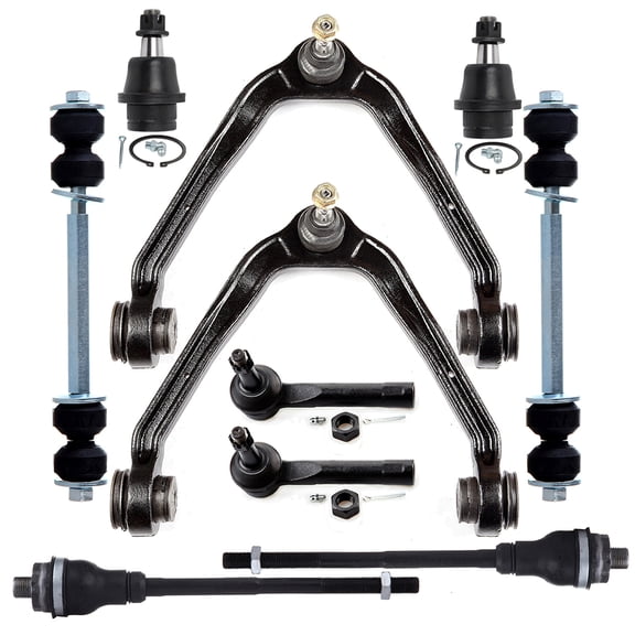 ECCPP 10pcs Upper Control Arm Tie Rod End Sway Bar Link Lower Ball Joint fit for Cadillac Escalade For Chevy Avalanche 1500 Silverado 1500 Suburban 1500 Tahoe For GMC Sierra 1500 Yukon