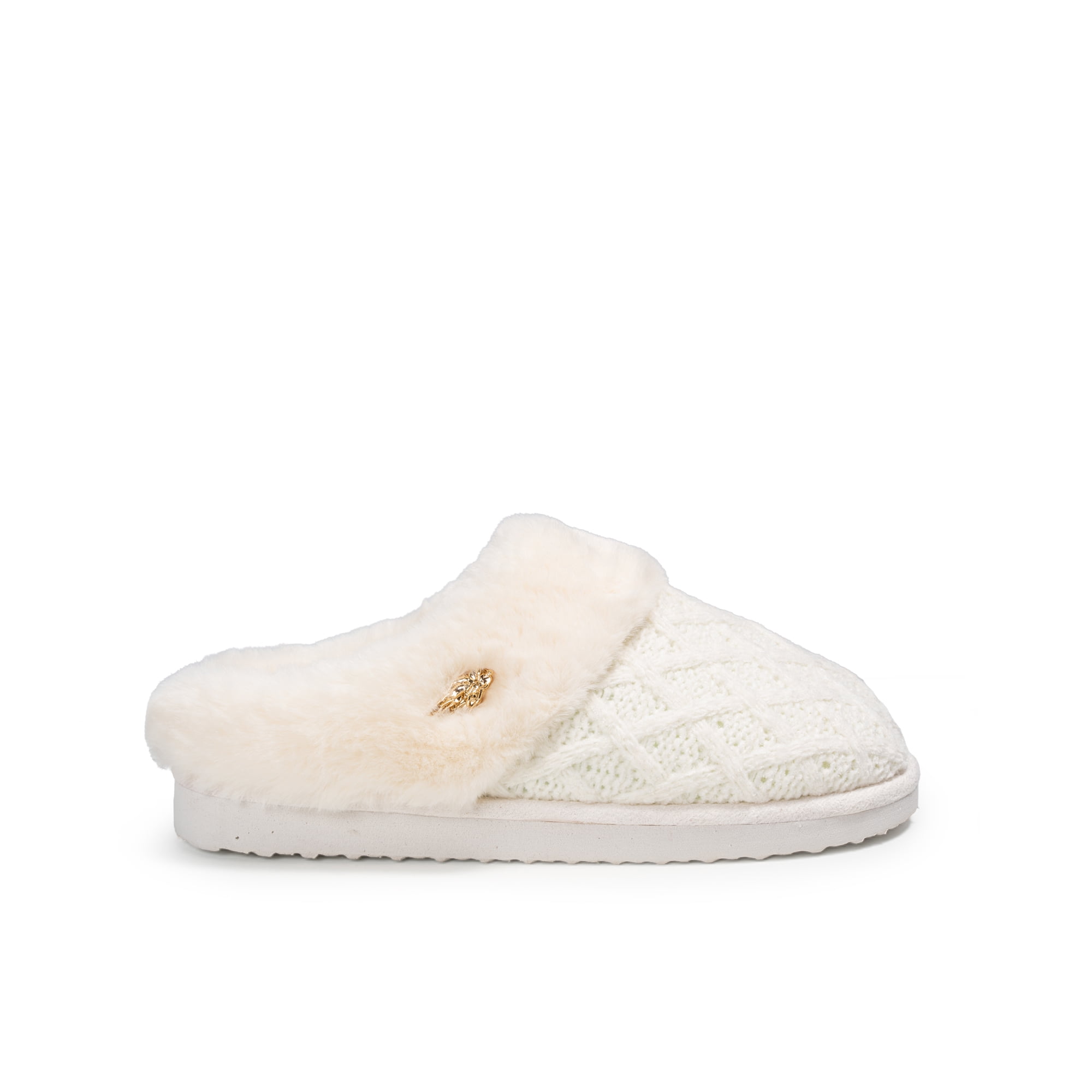 U.S. Polo Assn. Womens Cable Knit Slipper