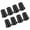 1 set of 8, variant on Round Top Bed Leg Elevators 6inch, Rubber Risers for Secure Furniture Height Lift & Storage Optimization (4/6/8/9pcs)