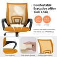 thumbnail image 7 of PayLessHere Orange Ergonomic Office Chair - Adjustable Mesh w/Lumbar Support, 7 of 7