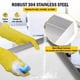 thumbnail image 4 of cm de Anchoashing Machine Pan 27" x 25" x 2" Resistente 304 Stainless Steel cm de Anchoashing Machine Tray con 4 Pcs Anti-Vibration cm de Anchoashing Machine Feet cm de Anchoasher Pan No cm de..., 4 of 8