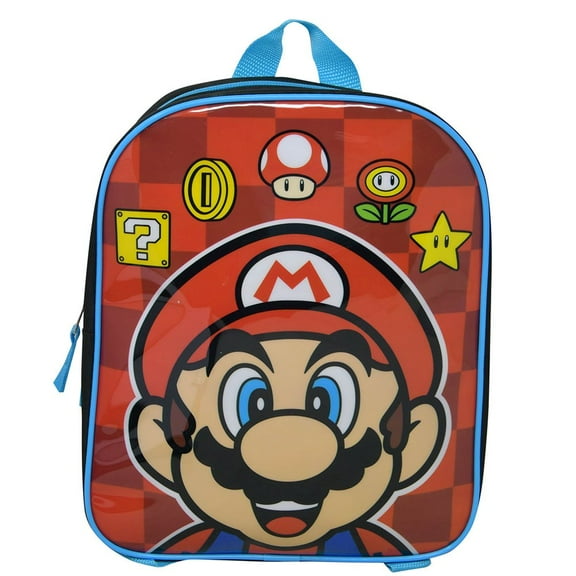 Super Mario 11" Mini Backpack- BIG FACE