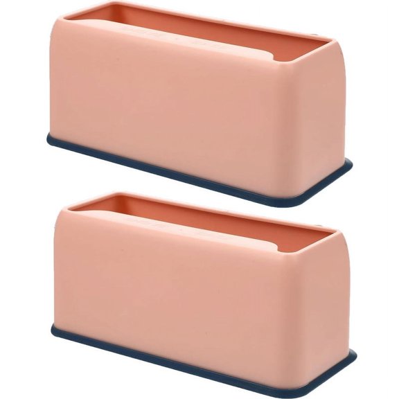 2PCS Cat Litter Box, Cat Litter, Resistant Indoor Pet for Base Washable Holder Convenient Plastic Litter Box Household Cat Containers Plastic Organizer(Pink Pink)