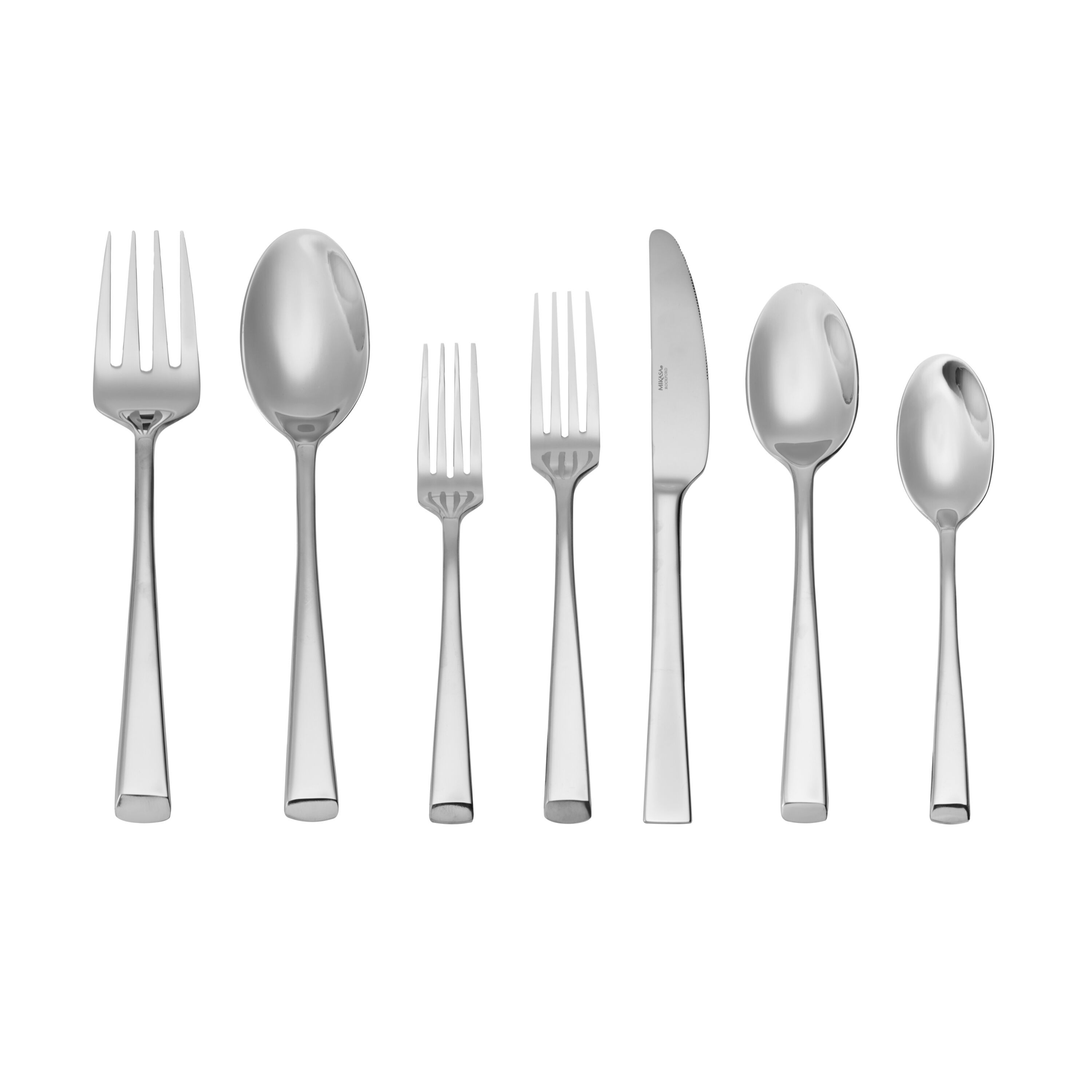 MIKASA Novaro Set Posate 20 Pezzi In Acciaio Inox 18/10 - Design Moderno E Sottile, Lavastoviglie