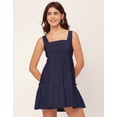thumbnail image 2 of Moomaya Shoulder Straps Square Neck Solid Cotton Dress - Women's Trendy Dress, 2 of 9