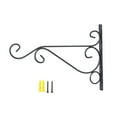 thumbnail image 3 of Soporte de cesta de pared de hierro, tradicional, duradero, para campanas de viento, plantas Estilo B 30cm, 3 of 9