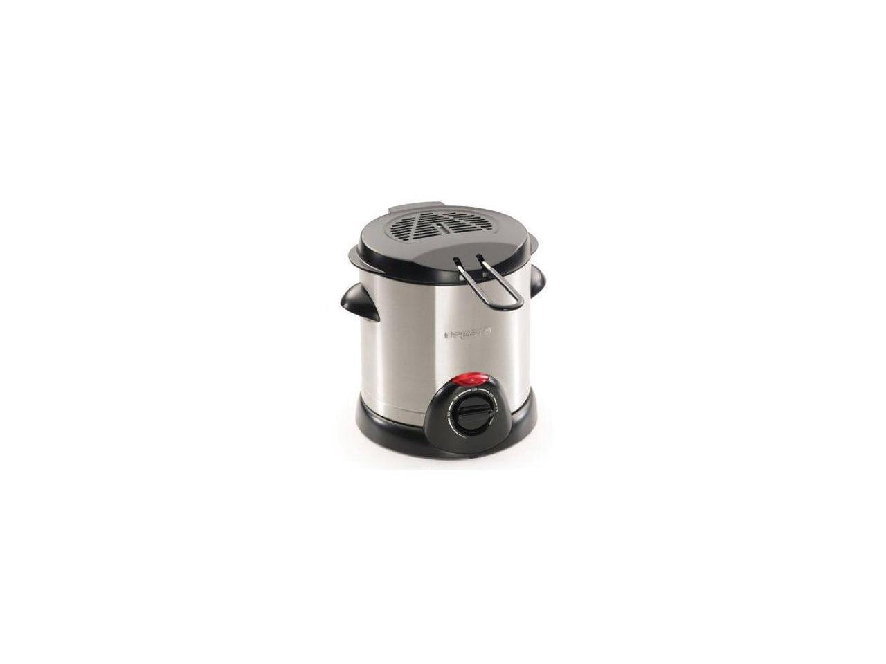 Presto® 1-Liter Stainless Steel Electric Deep Fryer 05470