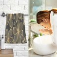 thumbnail image 7 of Yayeee 100% Cotton Hand Towels for Bathroom 16" x 28" Soft Absorbent Kitchen Towel, Golden Elegance, 7 of 7