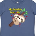 thumbnail image 4 of Inktastic My Grandma Loves Me Sloth Boys or Girls Baby T-Shirt, 4 of 5