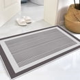 thumbnail image 6 of AuroraX Bath Rugs for Bathroom Floor Non Slip,Washable Plush Absorbent Gray Bathroom Rug for Tub Farmhouse Bathroom Decor Traditional, 6 of 6