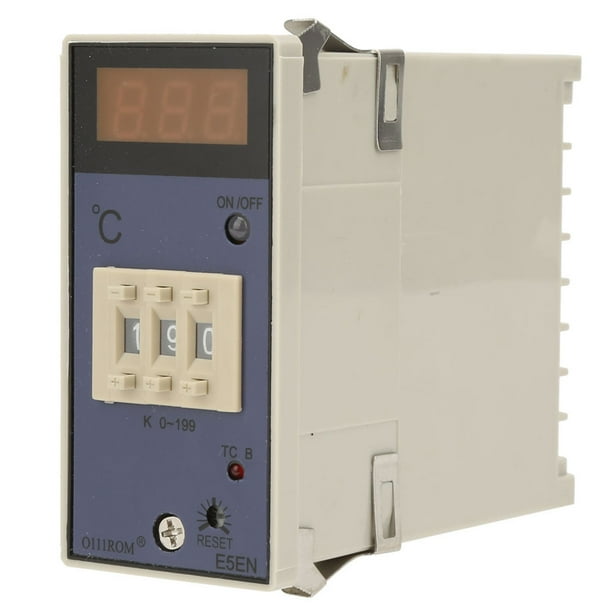Controlador de temperatura con salida de contacto de relé, pantalla digital Controlador de temperatura de dos posiciones Controlador de temperatura de dos posiciones Artesanía excepcional
