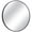 Black/20in, variant on Alvantor Round Wall Mirror, Shatterproof HD Anti-Fog Bathroom Mirror 20 Inch, Gold/Black
