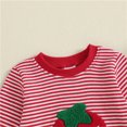 thumbnail image 6 of Newborn Onesies Solid Color Short Sleeve Crawling Suit Cartoon Romper Rabbit Ear Hat Two Piece Set Red 0 M-3 M, 6 of 6