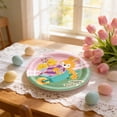 thumbnail image 2 of B 16 Piece Easter Bunny Egg Disposable Dinner Plates 7 Inch Party Tableware For Holiday Gathering Spring Celebration And Home Dining, 2 of 7