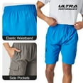 thumbnail image 2 of Ultra Performance Men's Nylon Cargo Short's- 2 Pack Mens Golf & Hiking Stretch Shorts with Pockets Quick Dry Hybrid Short for Men, 2 of 7