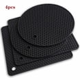 thumbnail image 1 of Silicone Trivets Mats, Heat Resistant Holder for Hot Pots, Pans, Dishes - Multipurpose Kitchen Potholders Mat, 1 of 4