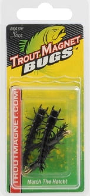 Lelands Lures Trout Magnet Softbait Bugs Small Hellgrammite Multi-Colored 