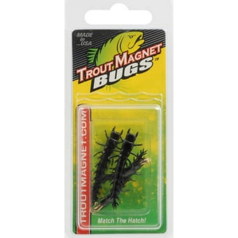 Lelands Lures Trout Magnet Softbait Bugs Small Hellgrammite Multi