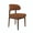 Brown(Teddy), variant on Hawsaiy Dining Chairs Set of 4, Upholstered Kitchen & Dining Room Chairs with Solid Wood Frame, Curved Back Side Chairs, Green