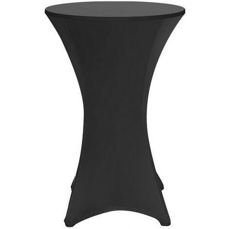 

NeveLance White cover for folding high table 80 Black