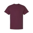 thumbnail image 5 of Gildan Men’s Short Sleeve Crew T-Shirt of 100 Ultra Cotton - Soft, Classic Fit Tee - Maroon, L, 5 of 5