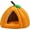 🔥 Orange_Hot#11, variant on Hooded Dog Bed For Small Dogs, Nest Dog Beds, Washable Cute Cat Cave Bed, Cozy Nook Pet Bed, Pumpkin Bed Cave Halloween Pumpkin Bed For Cats Small Dogs, Multicolor