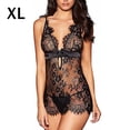 thumbnail image 1 of Falda de noche sexy Falda de fibra elástica con cuello en V Traje de vestir sexy y encantador, XL, Negro Vogacara XX000129-19, 1 of 7