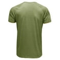 thumbnail image 6 of Njoeus Mens Shirts Mens Undershirts Men Button Up Short Sleeve Casual Round Neck Athletic Workout T Shirt Solid Color Blouse On Clearances, 6 of 6