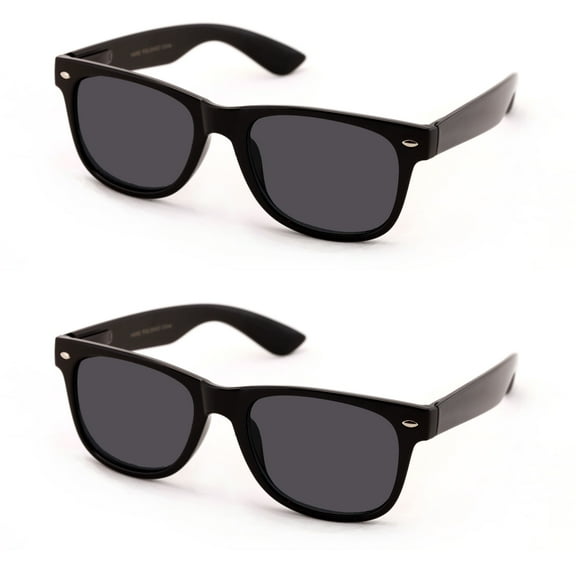 2 Pairs of Outdoor Full Lens Reading Sunglasses - Cool Outdoor Readers For men Or Women