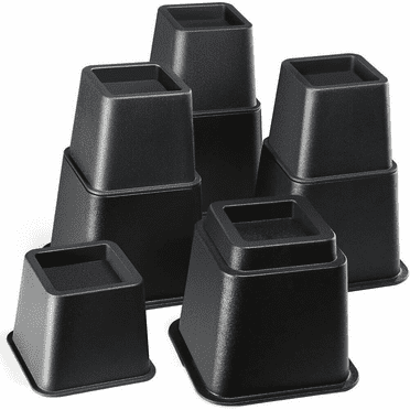 Bed Risers or Furniture Riser Adjustable and lifts in Heights of 8, 5 or 3 Inche