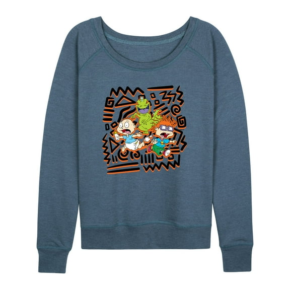 Rugrats - Swirl - Women's Lightweight French Terry Long Sleeve Shirt