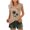 Khaki, variant on Womens Cap Sleeve Tops Summer Tank Top Casual Basic Tees Shirts Loose Blouses