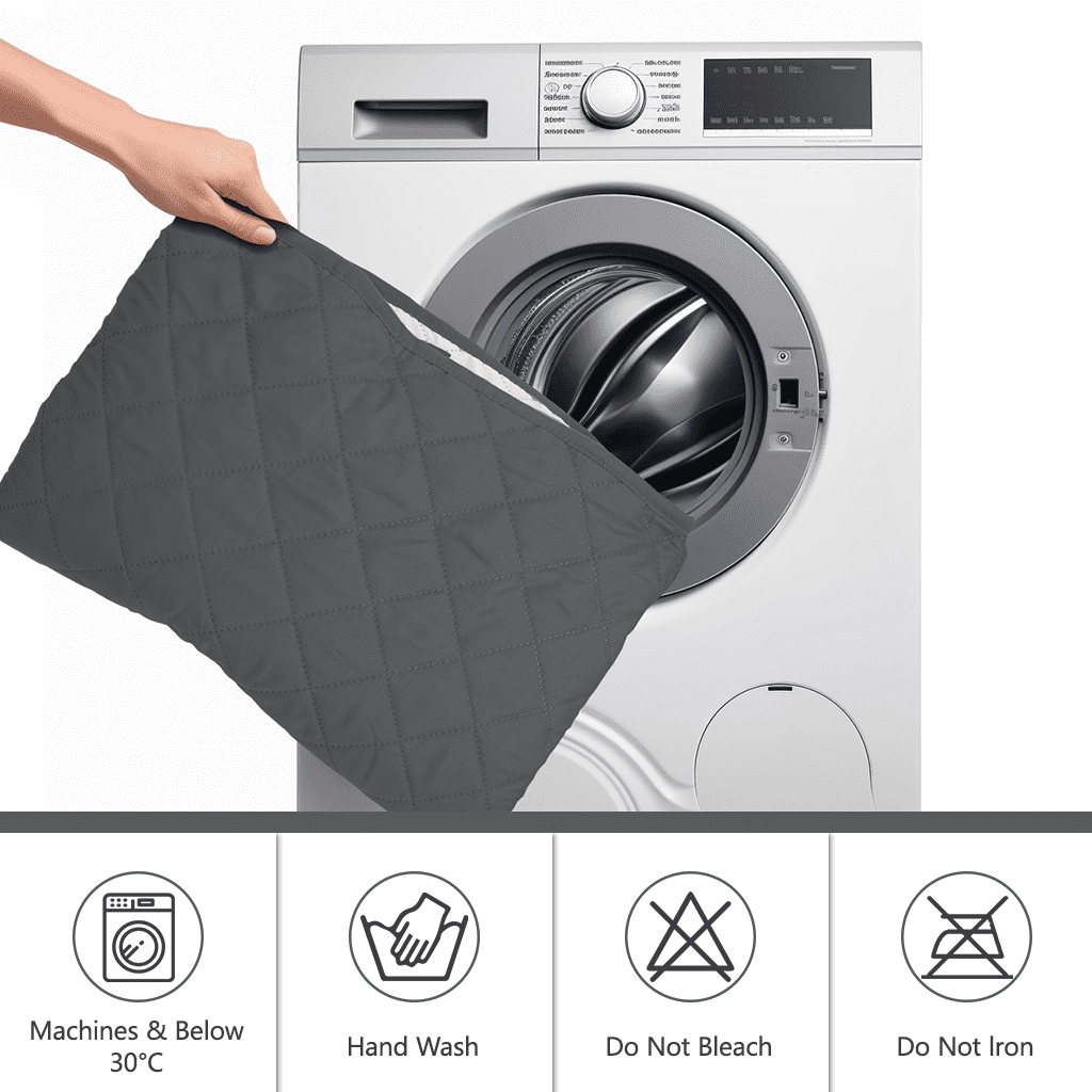 NEWEEN 100% Waterproof Sofa Cover Machine Washable Reversible Couch Cover Non Slip Furniture Protector Slipcover for Dogs, Children, Pets, Sofa Size, Gray