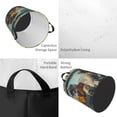 thumbnail image 2 of Balery Desert Monkeys Drive Cesta de ropa redonda con asas, impermeable, independiente, para ropa, juguetes, dormitorio y familia-Medium, 2 of 6