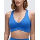 thumbnail image 4 of Top Deportivo CRZ YOGA Butterluxe Cuello en V Fruncido Azul L, 4 of 5