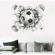 thumbnail image 2 of Pegatinas de fútbol 3D, pegatinas de pared 3D con forma de balón de fútbol para habitación infantil, pegatinas de vinilo de fútbol DIY, 2 of 5