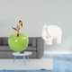 thumbnail image 2 of Estatua De Elefante De Cerámica, Adorno De Simulación, Obra De Arte, Decoración Del Hogar, Escultura De Animal, Figurita De Fruta, Colección Coleccionable Para Cafetería, Sala De Estudio,, 2 of 8