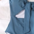 thumbnail image 5 of Traje de baño siamés de moda para mujer, conjunto de traje de baño Sexy con estampado calado en la cintura Fridja  nalpqowj55190, 5 of 5