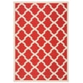 thumbnail image 3 of Safavieh Courtyard Amber Geometric Indoor/Outdoor Area Rug, Red/Bone, 6'7" x 9'6", 3 of 14
