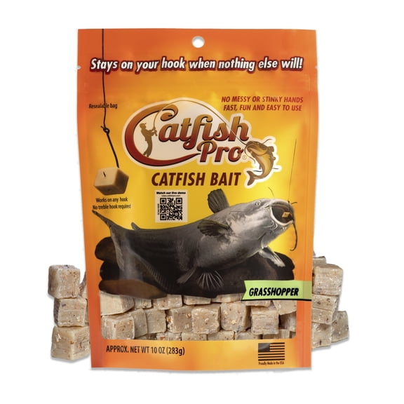 Catfish Pro Grasshopper Catfish Bait Fishing with Rod Reel Trotline Yoyos Limb Lines Jugs