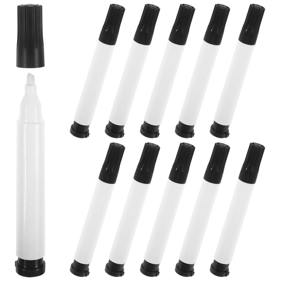 ETEREAUTY 10Pcs Refillable Paint Markers Rods Plastic Empty Pen Tubes Easy Install for Creative Use