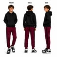 thumbnail image 2 of Pro Athlete Boys Sweatpants - 3 Pack Active Performance Fleece Jogger Pants for Kids (8-20), 2 of 7