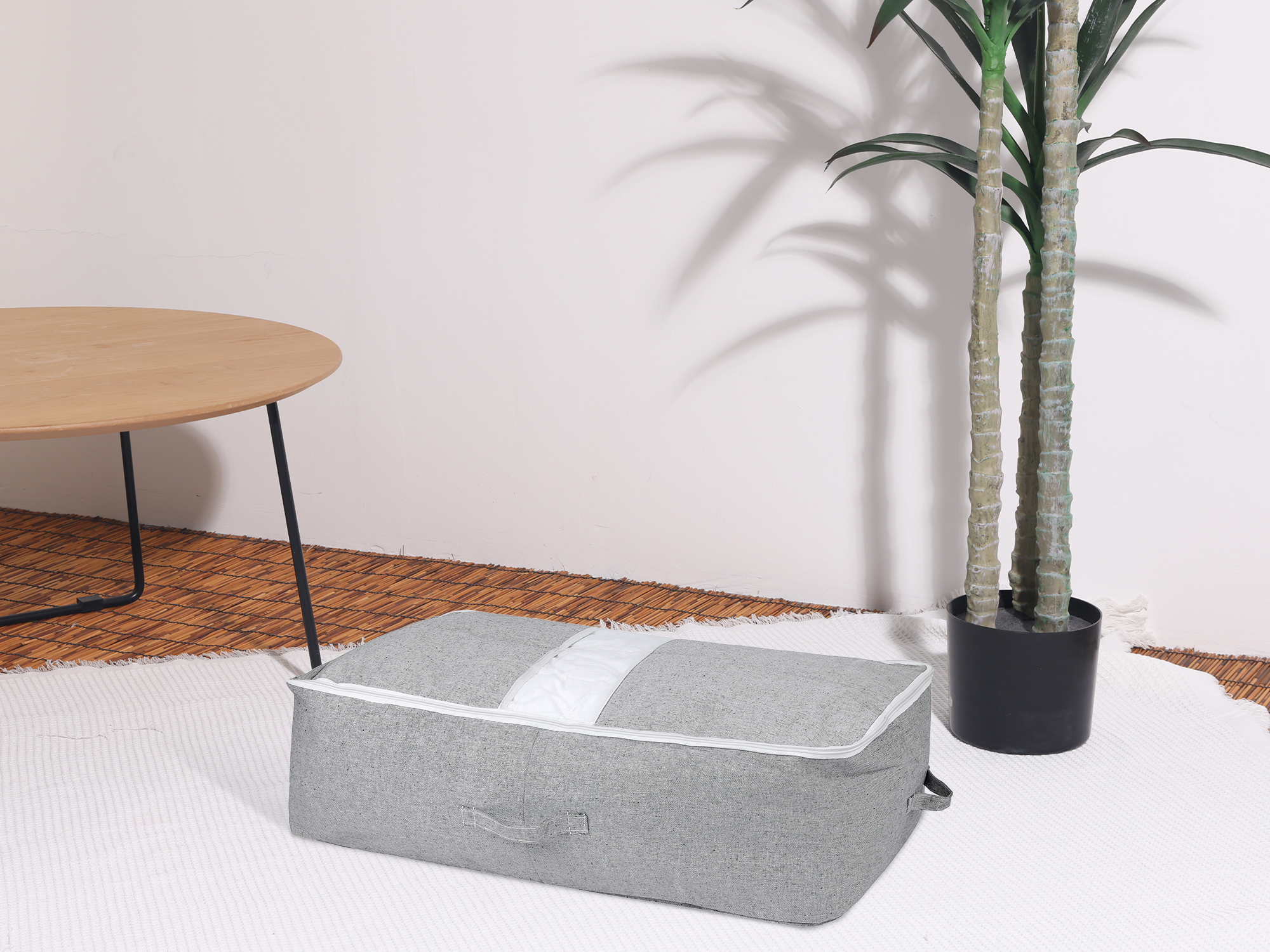 Unique Bargains 1 Pack Clothes Storage Bags Moving Bags Grey 31*19*10in