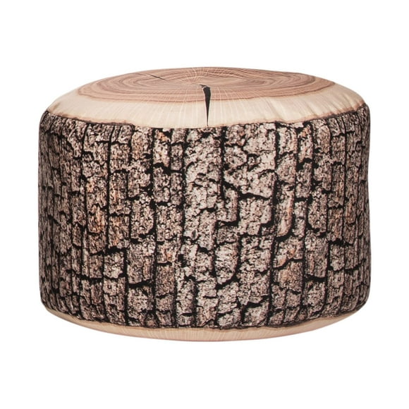 Sitting Point Dotcom Wood Large Beanbag Ottoman