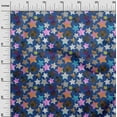 thumbnail image 3 of oneOone Rayon Medium Blue Fabric Galaxy Sewing Craft Projects Fabric Prints By Yard 56 Inch Wide, 3 of 4