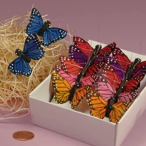 Assorted Monarch Butterflies, 2.5cm - 1.3cm