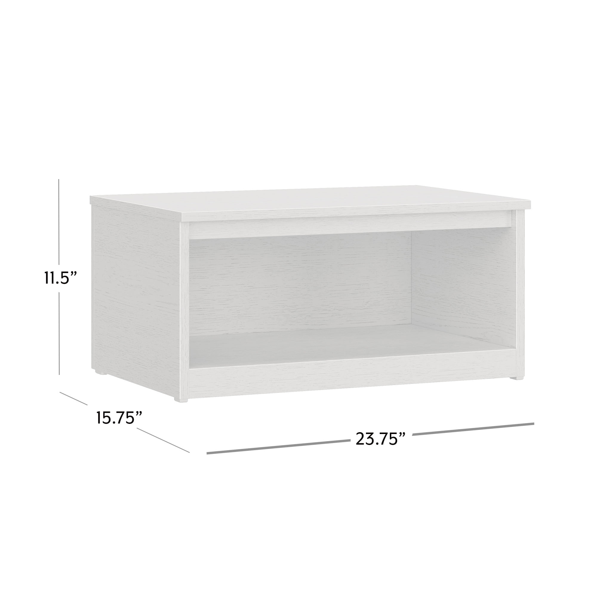Mainstays Ardent Open Shelf Modular Storage System, White