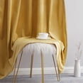 thumbnail image 5 of THD Maria Premium Soft Velvet Back Tab Rod Pocket Window Treatment Curtains for Bedroom & Living Room - Set of 2, 5 of 7