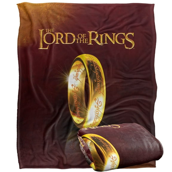 The Lord of The Rings Blanket, 50'x60' The One Ring Silky Touch Super Soft Throw Blanket